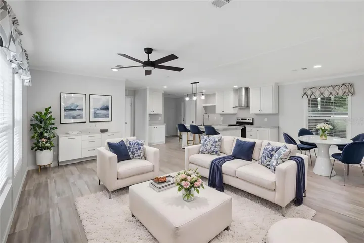 Living Space Virtually Staged