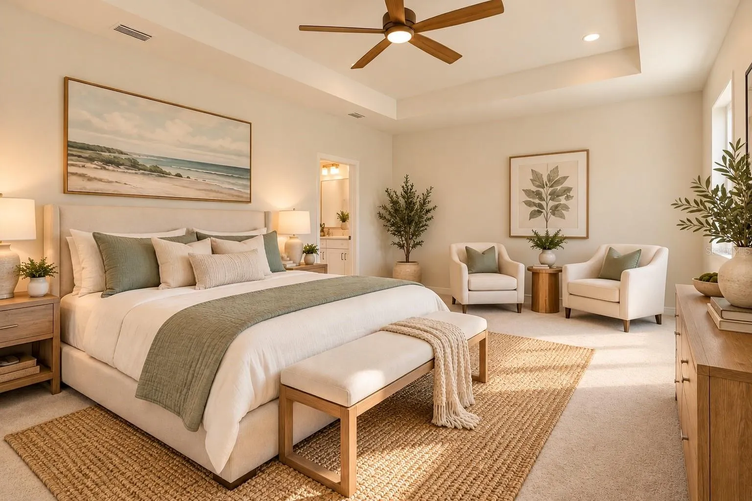 Owners Suite Digitally Staged