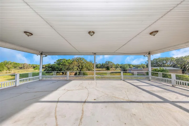 Second Floor Covered Balcony