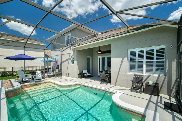 Backyard Patio/Saltwater Pool