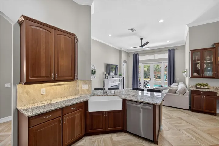 Kitchen Open to the Great Room
