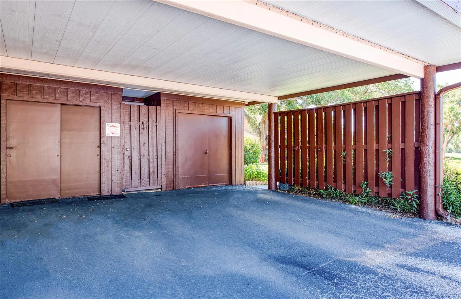 Carport and storage