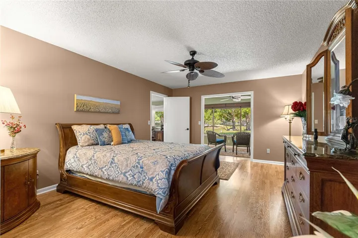 MASTER BEDROOM CONNECTED TO THE  FLORIDA ROOM