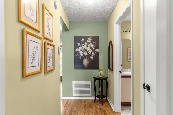 HALLWAY TO PRIVATE GUEST AREA..