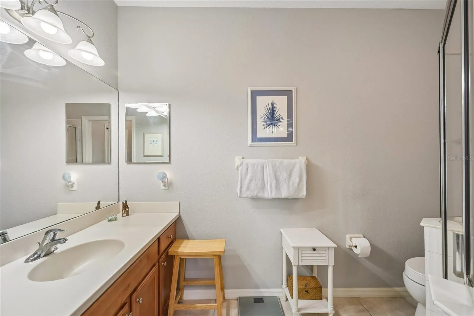 PRIMARY BATHROOM WITH SHOWER