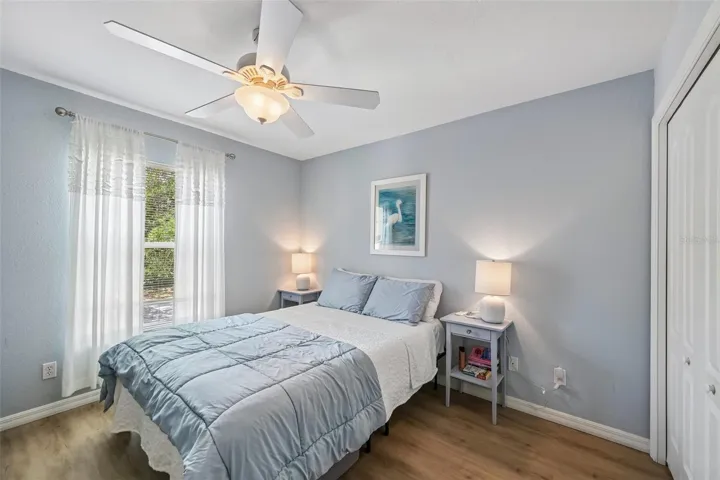 GUEST BEDROOM WITH CEILING FAN