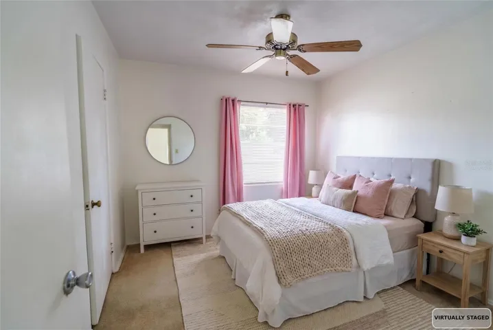 Virtually staged guest bedroom 2