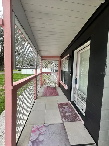 Covered front porch