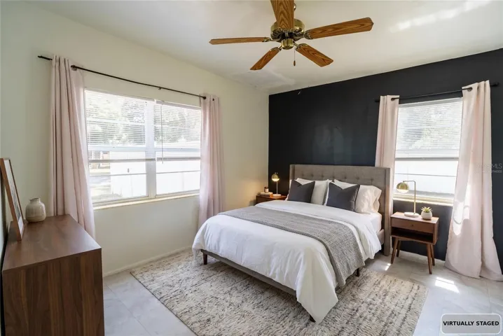 Virtually staged guest bedroom 3