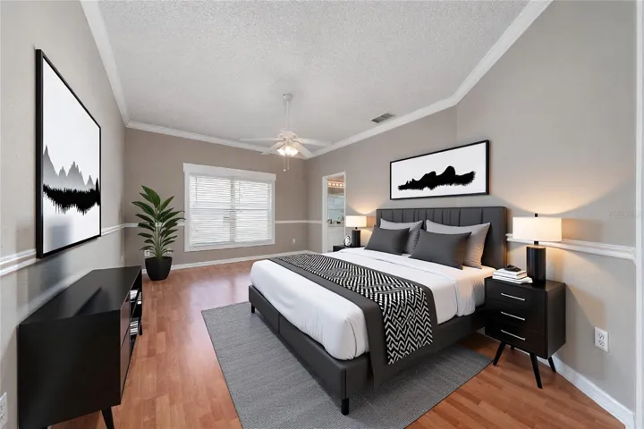 Master Bedroom Staged