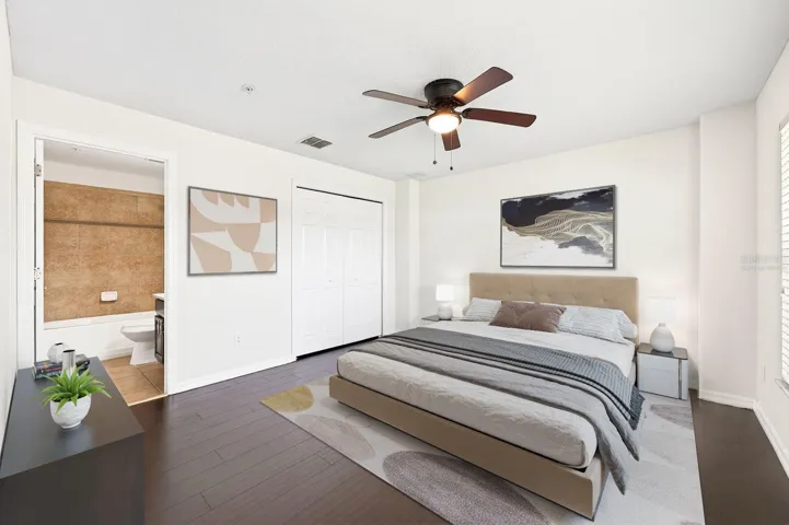 The first floor features a private bedroom with its own EN SUITE BATH, making it ideal for guests, a home office, or a COMFORTABLE IN-LAW SUITE. Virtually Staged