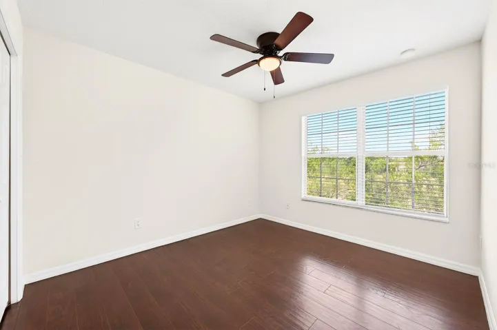 Bedroom 3 offers flexibility for use as a guest room, home office or hobby space.