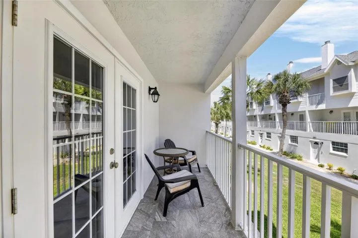 Balcony off living room