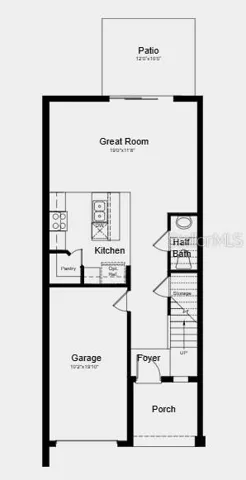 Floor 1 - Additional Highlights Include: GE refrigerator, washer and dryer, extended tile floor on the main level, and window blind throughout the whole house