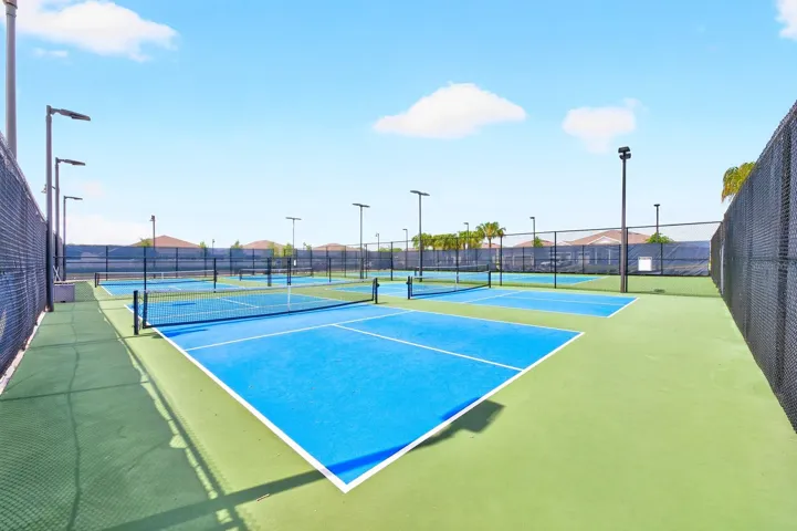 The Community tennis courts.