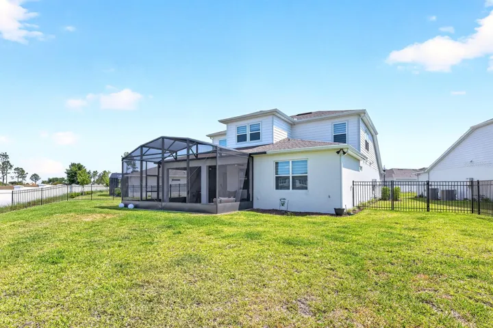 View of the back of the home.