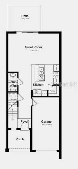 Floor 1- Additional Highlights Include: GE refrigerator, washer and dryer, extended LVP flooring on the main level, and window blinds throughout the whole house