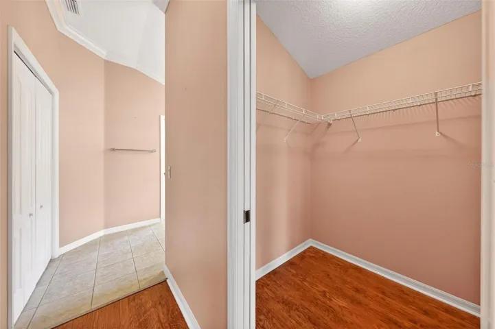 Primary His and Her Closets