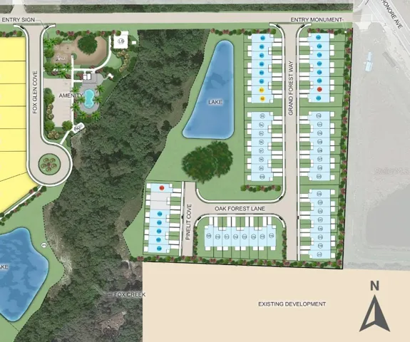 The Towns at Tiburon Sitemap