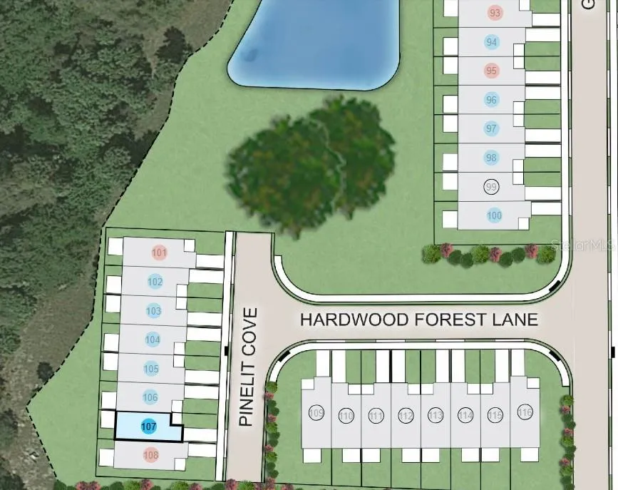 7125 Pinelit Cove Site Map