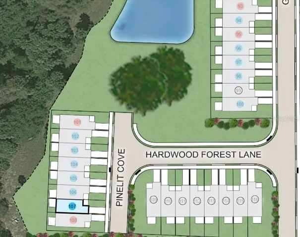 7125 Pinelit Cove Site Map