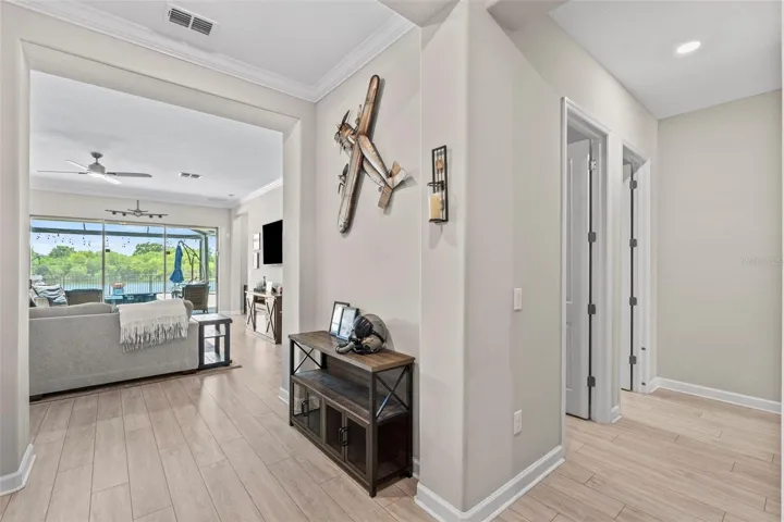HALLWAY TO SECONDARY BEDROOMS AWAY FROM PRIMARY