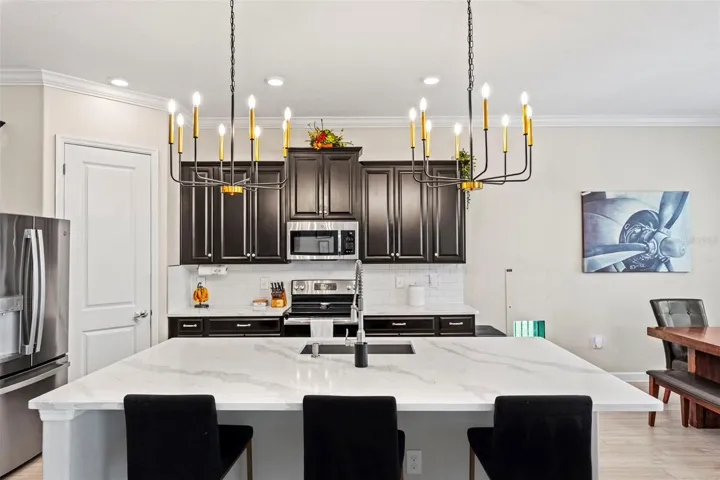 KITCHEN IS WELL APPOINTED