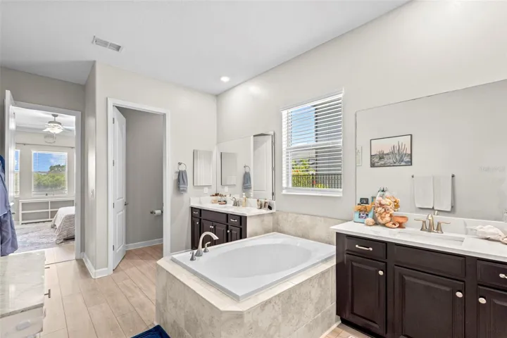 SOAKING TUB AND SEPERATE SHOWER