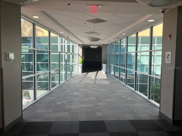 second floor corridor