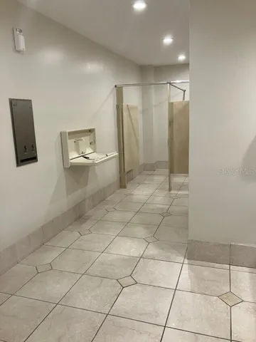 inside restrooms