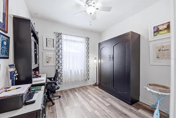 2nd bedroom with Murphy Bed.