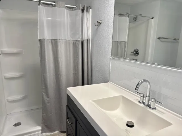 Guest bath with walk in shower