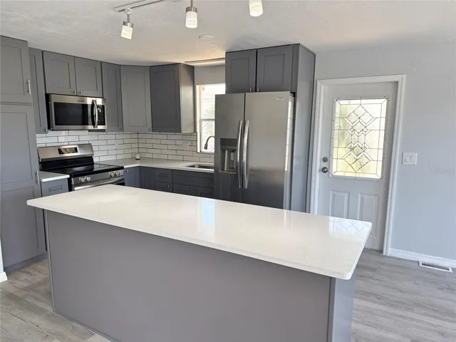 Remodeled kitchen