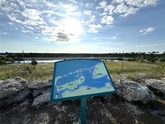 View toward the West from the look-out hill at Crystal Lake Park