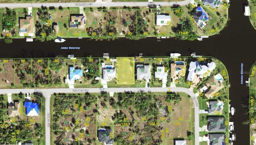 10,000 sq. ft. with public water, sewer, and power available.