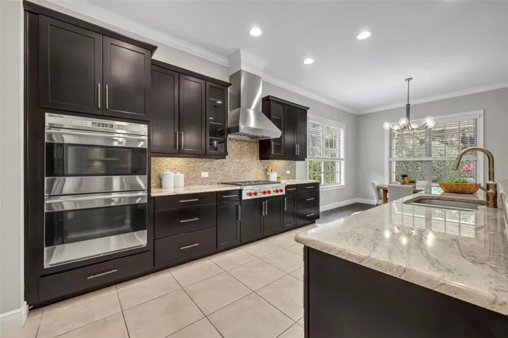 Kitchen- Natural gas cooktop range