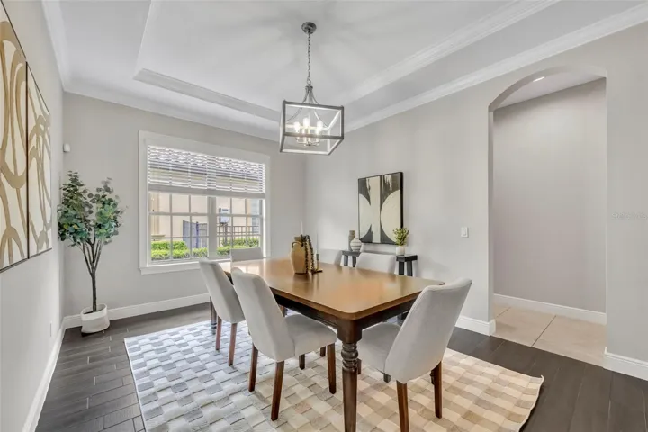 Sunny dining room