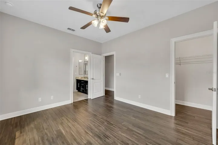 4th bedroom with walk-in closet & access to J/J bathroom
