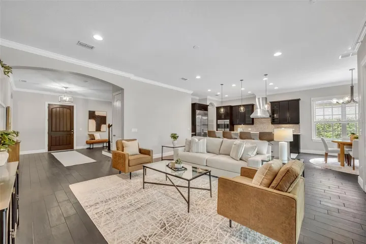 Floor plan offers seamless flow for entertaining