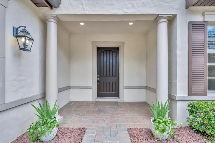 Covered front porch