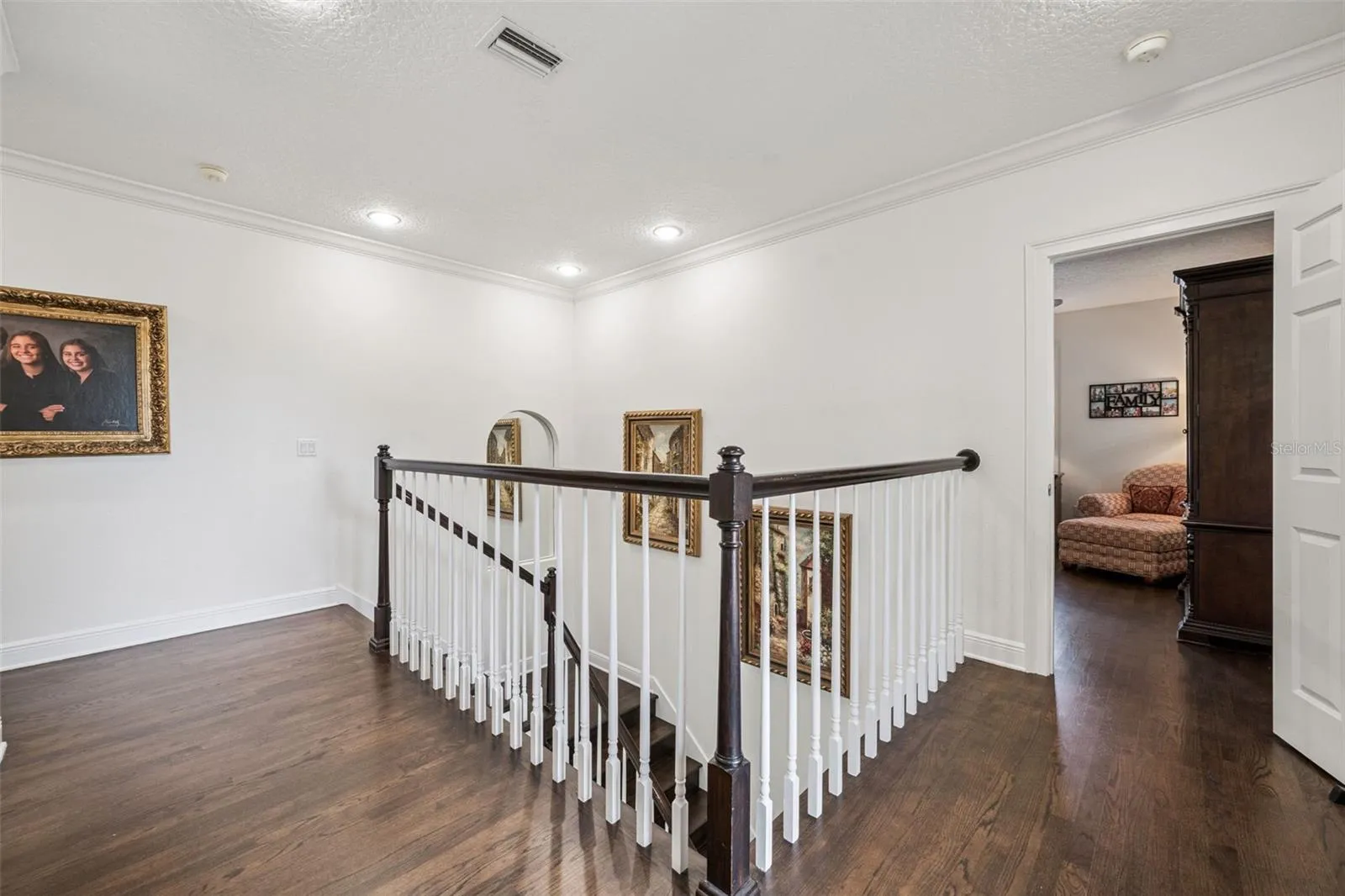 Upstairs primary suite entry