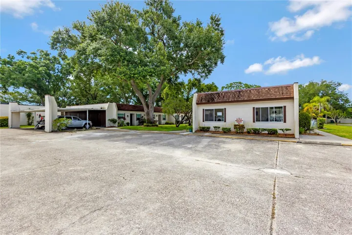 Clubhouse and visitor parking