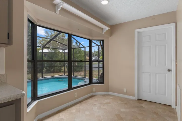 Breakfast Nook with Pool View