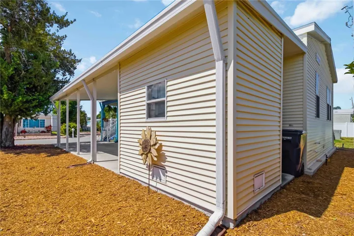 Property has been lovingly landscaped and mulched.