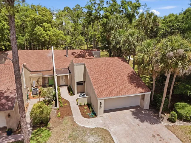 Arial shot of front
