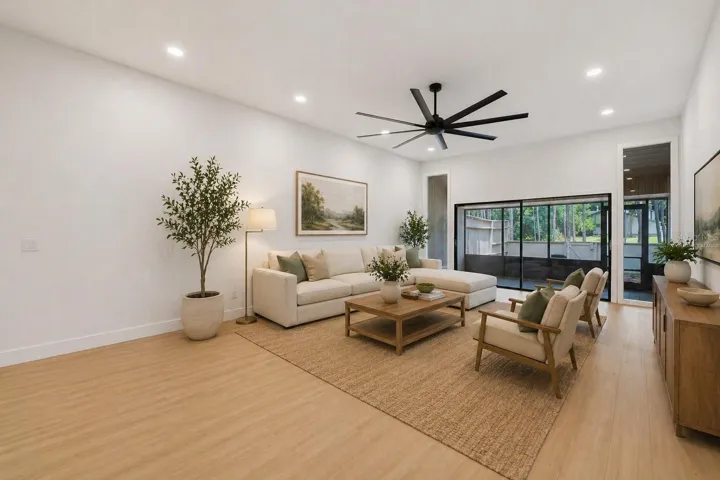 Great room- Virtually staged