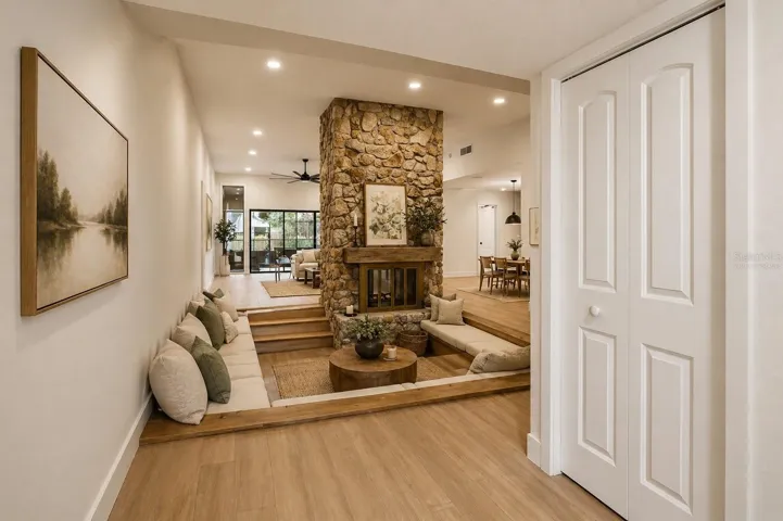 Entryway foyer- Virtually staged