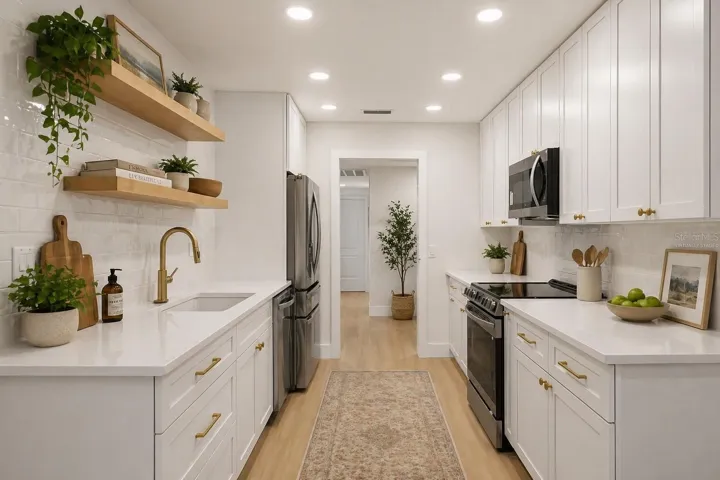 Kitchen- Virtually staged