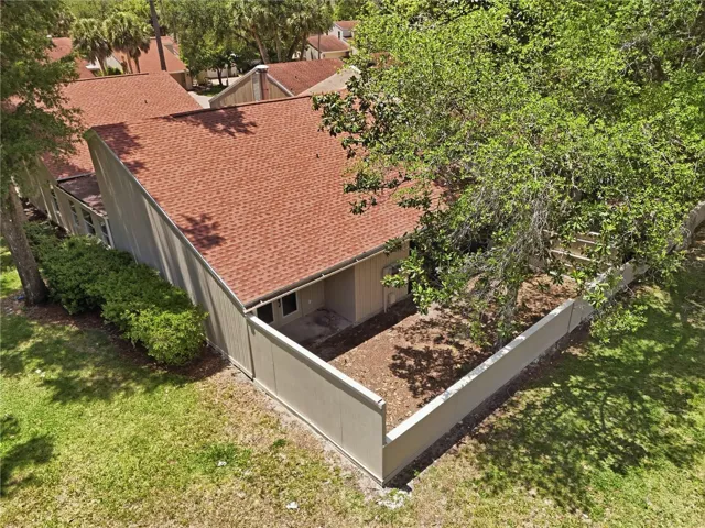 Arial shot of rear