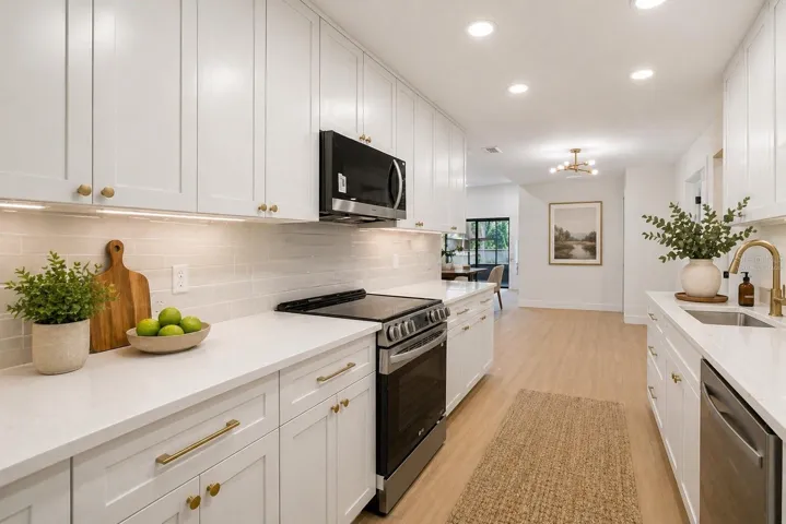 Kitchen- Virtually staged